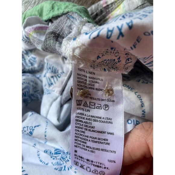 Tommy Bahama Relax Linen Shorts Men's 42 Plaid - Picture 8 of 11